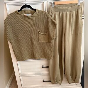 Free people freya sweater set